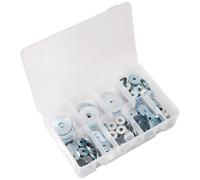 Sealey AB059RW Riparazione Rondella Assortimento 240pc M5-M10 Metrico Zincato