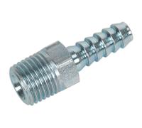 Sealey AC08 Avvitato Coda Pezzi Maschile 0.6cmbspt - 0.6cm Tubo Confezione 5