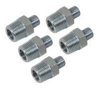 Sealey AC101 PCL Riduzione Unione 1/2"BSPT A 1/4"BSPT - Confezione Da 5