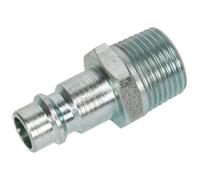 Sealey AC83 Avvitato Adattatore Maschile 1cmBSPT Confezione 2
