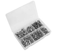 Sealey Acciaio Inox Vite di Arresto Assortimento 150pc M5-M10 AB078SS