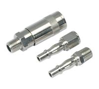 Aria Attrezzo Accoppiamento Kit 0.6cmBSP ACX60 Sealey Nuovo
