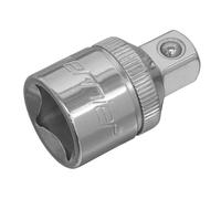 Sealey Adattatore 1.3cmSq Drive Femmina A 1cmSq Drive Maschile Cromato S12F-38M