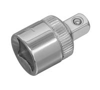 Sealey Adattatore 1cmSq Drive Femmina A 0.6cmSq Drive Maschile Cromato S38F-14M