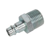 Sealey Adattatore D'Aria Maschio Filettato 1/2" BSPT Confezione Da 2 AC84