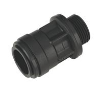 Dritto Adattatore 22mm 1.9cmBSP Confezione Di 2 ( John Guest Speedfit -