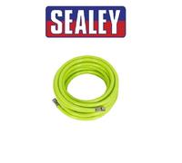 Sealey AHFC10 Aria Tubo Flessibile Alta Visibilità 10mtr X 8mm Con 0.6cmBSP