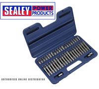 Sealey AK219 Trx-A / Spline / Punta Esagonale Set 42pc 1cm & 1.3cmSq Drive