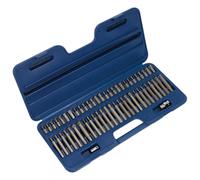 Sealey Ribe/spline / hex/security Trx-star Punte Set 56pz 3/8"e 1/2" Drive sq