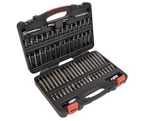 Sealey AK21974P - Set di punte di sicurezza per unità Sq TRX-Star/Hex/Ribe/Spline, 74 pezzi