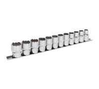 Sealey AK2684 Presa Set 12pc 1.3cmsq Drive 12pt Walldrive Metrico