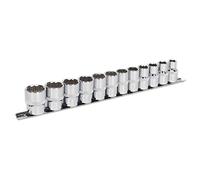 Sealey ak2684 Socket Set 12pc 1/2 "sq Drive 12pt Walldrive Metric