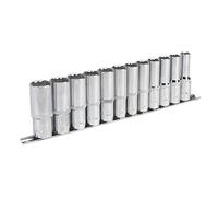 Sealey ak2685 Socket Set 12pc 1/2 "sq Drive 12pt Deep Walldrive Metric