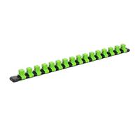 Sealey AK27054HV Porta Bussole con Guida 16 Clip 1.3cm Sq Alta Visibilità Verde