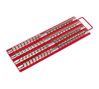 Sealey Presa Binario Vassoio Rosso 0.6cm 1cm & 1.3cmD Quattro 430mm con Clip