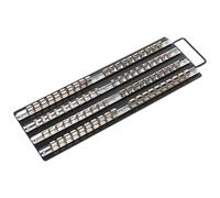 Presa Ferroviario Vassoio Nero 0.6cm,1cm & 1.3cmSq Drive - Sealey AK271B Nuovo
