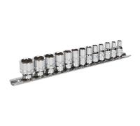Sealey AK2746 Presa Set 13pc 0.6cmSq Drive da Agganciare™ 6pt Metrico