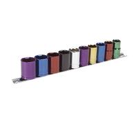 Sealey Metrico Multicolore Presa Set 10pc 1.3cmSq Drive 6pt Standard AK288