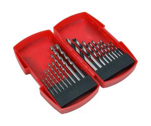 Sealey AK3718MW Legno/Muratura Set Punte Trapano 18pc