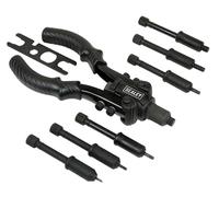 Sealey AK3989 HSS Cobalt Fully Ground Drill Bit Ø7/32 Pack of 10, Red