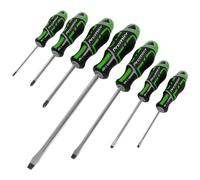 Sealey Screwdriver Set 7pc Gripmax® Alta Visibilità Verde AK4321HV