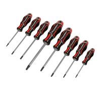 Sealey AK4323 Set Cacciaviti 8pc Sicurezza Trx-Star Gripmax - Rosso