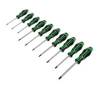 Set Cacciaviti 10pc Trx-Star Gripmax - Hi-Vis Verde AK4324HV Sealey Nuovo