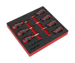 Sealey AK4371 Premier Gripmax Stubby Set Cacciaviti 17pc