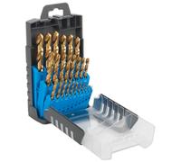 Sealey HSS Pienamente Terra Set Punte Trapano 25pc din 338 Metrico AK4725