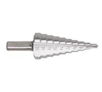 Sealey AK4744 HSS 4341 - Punta per trapano a gradini, 4-22 mm, doppia scanalatura, colore: argento