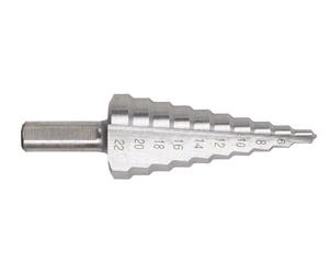 Sealey AK4744 HSS 4341 - Punta per trapano a gradini, 4-22 mm, doppia scanalatura, colore: argento