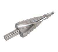 Sealey AK4747 HSS 4341 Punta Di Trapano A Gradini 4-22mm Flute A Spirale