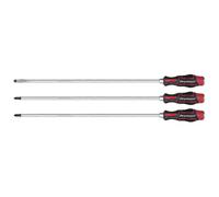 Sealey AK4942 - Set di cacciaviti extra lunghi, 450 mm, 3 pezzi, colore: Rosso