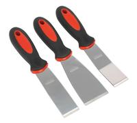 Sealey AK523 Rigido Lama Raschietto Set Con Martello Tappo 3pc