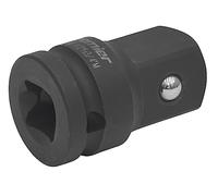 Adattatore a Impatto 1.3cmSq Drive Femmina - 1.9cmSq Uomo - Sealey AK5402 Nuovo