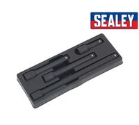 Prolunga Impatto Set 4pc 1.3cmSq Drive - Sealey AK5513 Nuovo