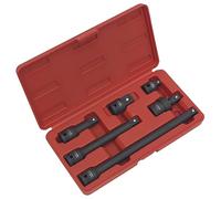 Sealey Impact Adattatore E Prolunga Set 6pc 1.3cmSq Drive AK5514