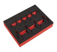 Sealey Profilo Basso Trx-Star Urto Presa Punta Set 0.6cm & 1cm Sq Drive 10pc AK5