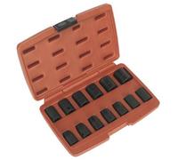 Impact Presa Set 13pc 1.3cmSq Drive Metrico - Sealey AK5613M Nuovo