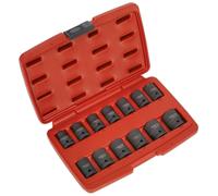 Sealey AK5613TD Impact Presa Set 13pc 1.3cmSq Drive Totale Drive