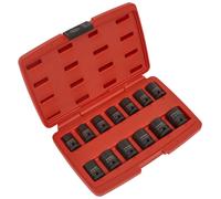 Sealey AK5614M Impact Presa Set 13pc 1.3cm Sq Drive 12pt