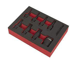 Sealey AK5622 8pc 3/8" Sq Bussola con Inserto Impact Presa Set Punte