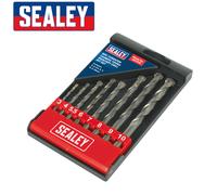 Sealey AK5708 Tungsteno Carburo Muratura Set Punte Trapano 8pc 3mm-10mm IN Caso