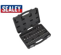 Sealey AK6197B Premier Nero Set Punte Uomo Donna Trx-A Torx T8-T60 E4-E2