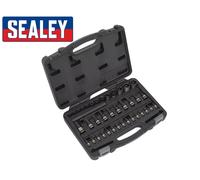 Sealey AK6197B Premier Nero Set Punte Uomo Donna Trx-A Torx T8-T60 E4-E2