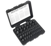 Sealey AK6199 Trx-A Master Presa Set 52pc 0.6cm,1cm & 1.3cmSq Drive