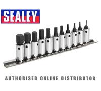 Chiave Esagonale Set Punte 11pc 0.6cmSq Drive Metrico - Sealey AK62251 Nuovo