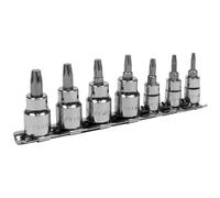 Sealey Trx-Star Presa Set Punte Lock-On™ 7pc 0.6cm & 1cmSq Drive AK62262