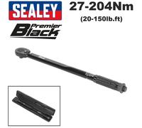 Sealey AK624B micrometro dinamometrica 1/5,1 cm Drive SQ calibrato Black Series