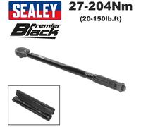 Sealey AK624B micrometro dinamometrica 1/5,1 cm Drive SQ calibrato Black Series